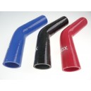 13mm - manchon silicone coude 45° 3 plis﻿