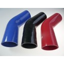 13mm - manchon silicone coude 45° 3 plis﻿