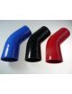 102mm - manchon silicone coude 45° 5 plis﻿