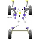VAG Skoda Fabia (00-07) Harde silentblock kit