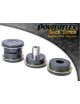 Kit silent bloc durs POWERFLEX Black Series Support pont AR Pos BMW E46