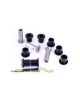 BMW E30 Kit 4 silent bloc durs POWERFLEX BLACK SERIES Bras AR Ext+Int (réglable)