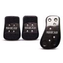 SPARCO Kit 3 pédales carbone