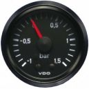 Manomètre pression turbo mécanique VDO -1/+1.5 bars