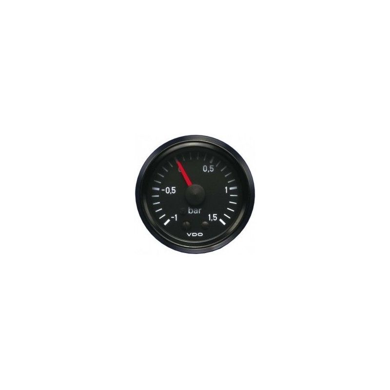 Manomètre pression turbo mécanique VDO 1/+1.5 bars