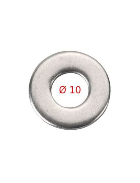 Arandela de acero inoxidable A2 de 10 mm (M10)