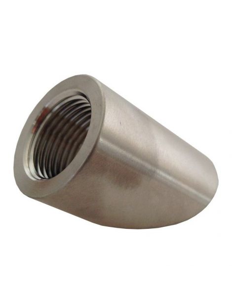 Inserto de sonda lambda de acero inoxidable con muescas e inclinaciÃ³n Ã¡ 45Â°