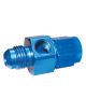 Adaptateur mâle/femelle Dash6 avec piquage 1/8"NPT pour manometre