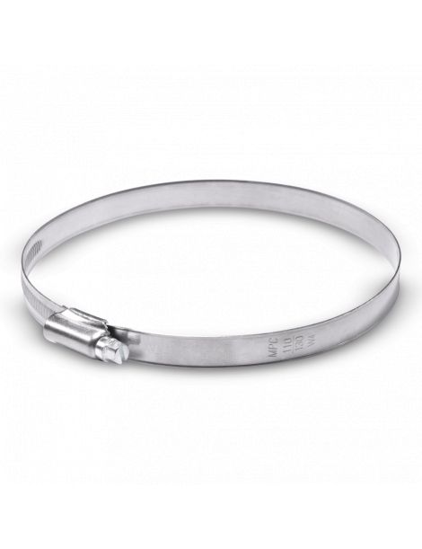 110-130mm - Collier de serrage inox largeur 12mm