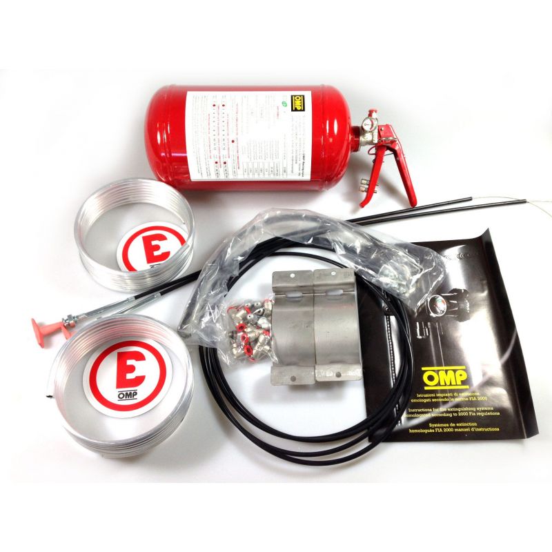 Kit extincteur automatique 4,25L acier mécanique ECOLIFE homologué FIA 2000