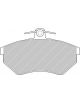 AUDI 80/100/200/A4 Quattro/Cabrio/Coupé Plaquettes freins avants FERODO DS2500