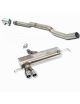 AUDI S3 8L 1.8T 210CV 1998-2002 Ligne catback non-resonated 2x73mm polies RC RACING