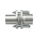 60.3mm - Compensateur inox mâle/femelle