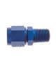 1/8" NPT - DASH 6 (JIC 9/16") Adaptateur DROIT mâle-femelle