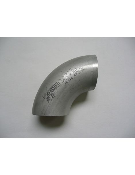 53 x 1.5mm - Coude 90° 1.5D inox 304L roulé soudé