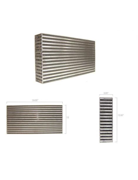 Faisceau intercooler GARRETT 24x12.1x3" (610x305x76mm)