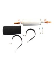Pompe à essence/E85 externe 255L/H WALBRO avec raccords, joints, cosses et fixations