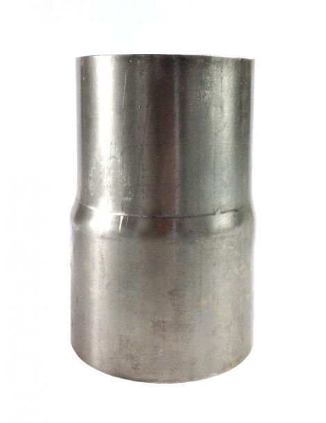 Riduttore femmina a 2 stadi in acciaio inox per tubo da 76,1-70 mm, lunghezza 120, spessore: 1,5 mm