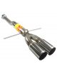 NÃºmero de pieza RC RACING ET379-GN Silenciador de escape de acero inoxidable