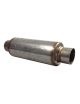 76,1 mm - Silenziatore NOVAREC in acciaio inox a saldabile, corpo 127 mm, lunghezza 450 mm