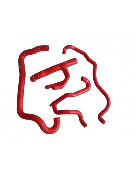 PEUGEOT 106 Rallye PH1 95-96 Set van 4 REDOX siliconen waterslangen met klemmen