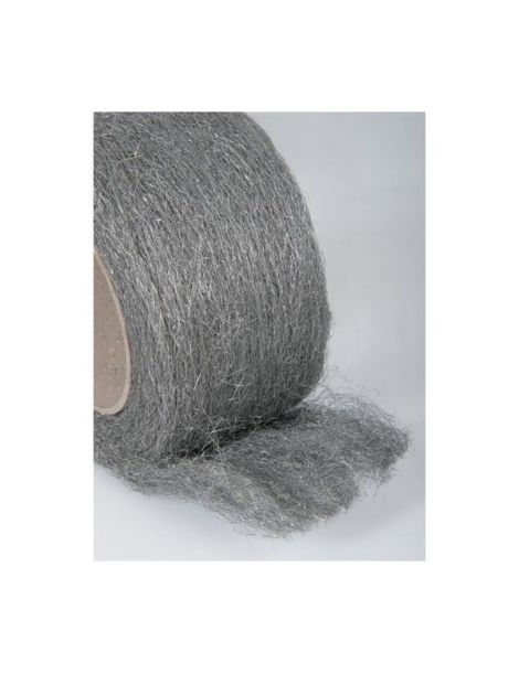 Embalaje de lana de acero inoxidable, resistente a escapes hasta 800Â°C, rollo de 2,5 kg