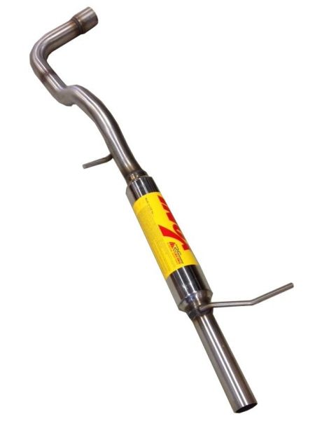 RC RACING reference ET47D-GN Stainless steel exhaust silencer