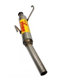 RC RACING reference ET113D-GN Stainless steel exhaust silencer