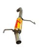 RC RACING reference ET197-GN Stainless steel exhaust silencer