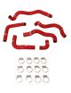 Kit tubi flessibili olio in silicone REDOX con 6 fascette stringitubo per Lancia Delta II HF HPE, motore 2.0 16V