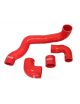 REDOX 4-part silicone turbo air hose kit for Lancia Delta II HF HPE, 2.0 16V Turbo engine from 1995 to 1998