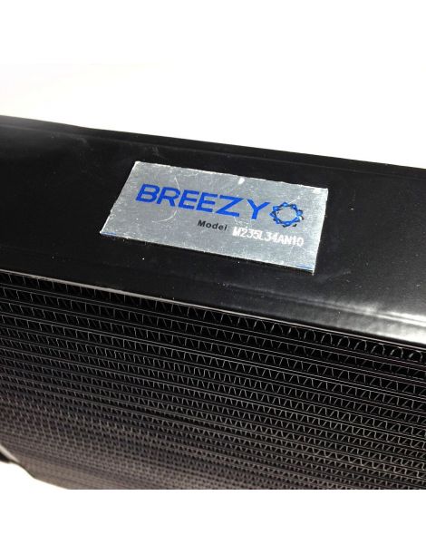 Enfriador de aceite BREEZY Matrix de 235 mm y 13 filas DASH10 negro