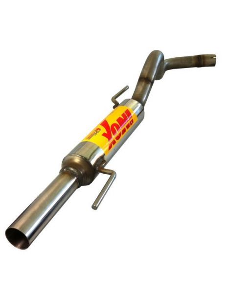 Scarico RC RACING in acciaio inox Gruppo N per VOLKSWAGEN POLO GTI 1.6 16V 1999-2001