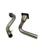 Tube afrique/ decatalyseur inox RC RACING reference TS279TE279