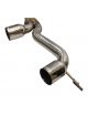 Silenziatore di scarico in acciaio inox RC RACING riferimento ET310-GN