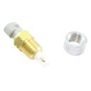 Intake air temperature probe/sensor with welded aluminum insert