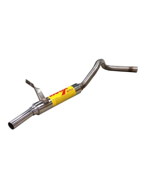 RC RACING reference ET230-GN Stainless steel exhaust silencer