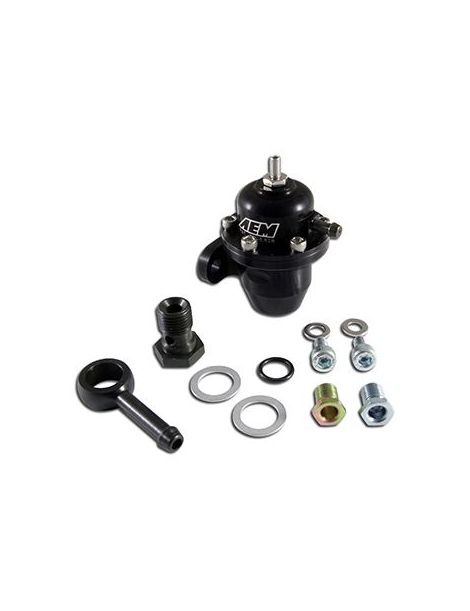 HONDA Civic/CRX/Prelude Si 1988/1991/ H22-H23 1992-2001 Kit regolatore di pressione del carburante AEM da 1,37 bar a 7 bar