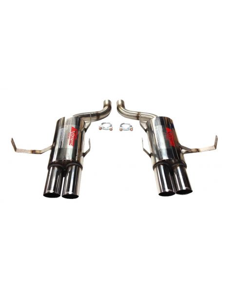 Silenziatore di scarico in acciaio inox RC RACING riferimento ET381