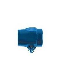 Tuerca de manguera de aluminio falsa para abrazadera de manguera DASH 4, color azul