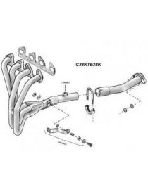 OPEL Astra F 1.6 8V 100cv 07/91-92 Collecteur inox RC RACING 4 en 1 