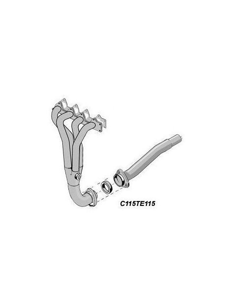 Collettore 4 in 1 in acciaio inox per OPEL Astra G 2.0 16V 136 CV 98-