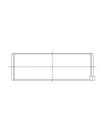 ACL Races Serie 4B1489HX-STD Trimetal Drijfstanglagerset, Maat HX