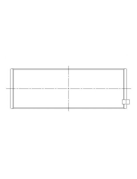 ACL Races Serie 6B1515HX-STD Trimetal Drijfstanglagerset, Maat HX