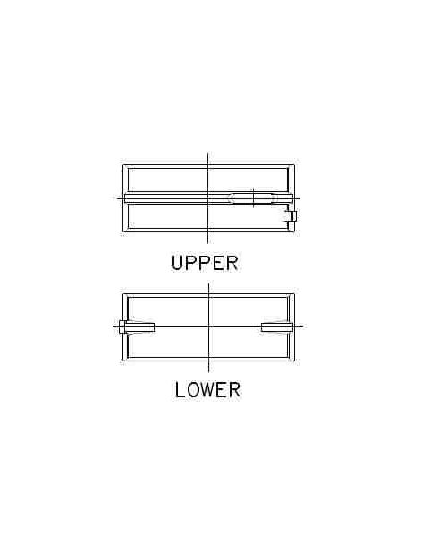 ACL Race Series 7M2158H-STD tri-metal Crankshaft Bearing Set, Original Size