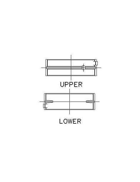 ACL Races Serie 7M2394H-.025 Trimetalen krukaslagerset, maat +0.025