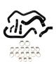 Kit tubi flessibili per olio in silicone REDOX da 6 pezzi per PEUGEOT 405 Mi16 . Fornito con fascette stringitubo.