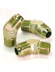 1/2" NPT - DASH10 (JIC 7/8") Adaptateur 45° mâle-mâle