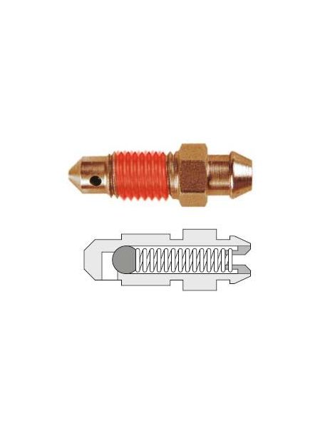 Vis de purge M6x1.00 avec clapet anti-retour DESTOCKAGE: PAS DE RETOUR