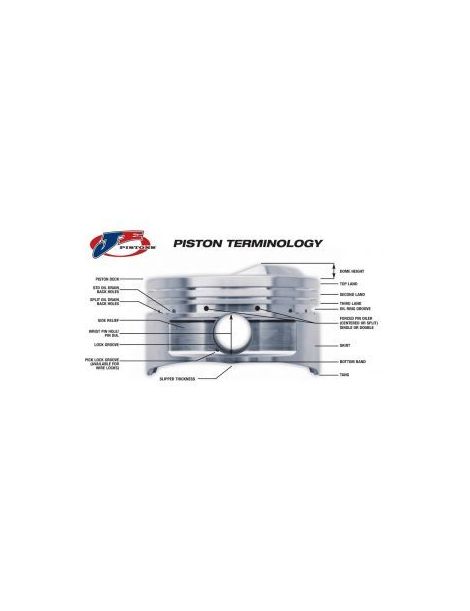Pistons forgés 2.0L 16v 3S-GE Toyota